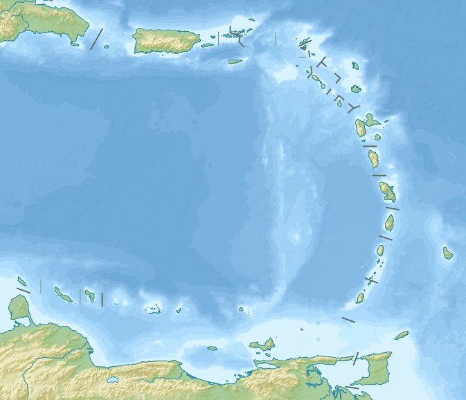 Map of Caribbean probation and parole regions
